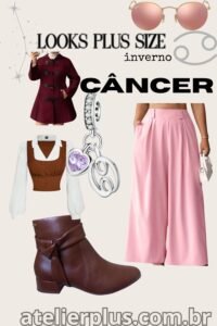 Looks Plus size para o signo de cancer look plus size câncer