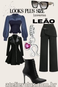 Looks Plus size para o signo de leão look plus size leao 