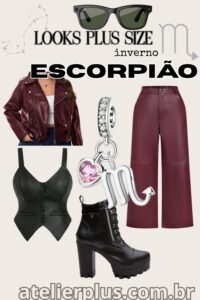 Looks Plus size para o signo de escorpião look plus size escorpiao