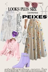 Looks Plus size para o signo de peixes pisces look plus size peixes pisces